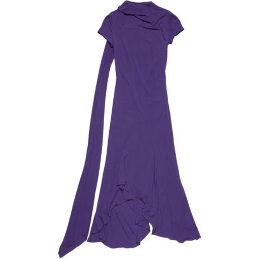 Acne Studios abito midi con design a strati - viola