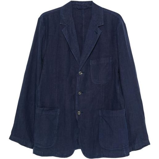 ASPESI blazer monopetto samuraki - blu