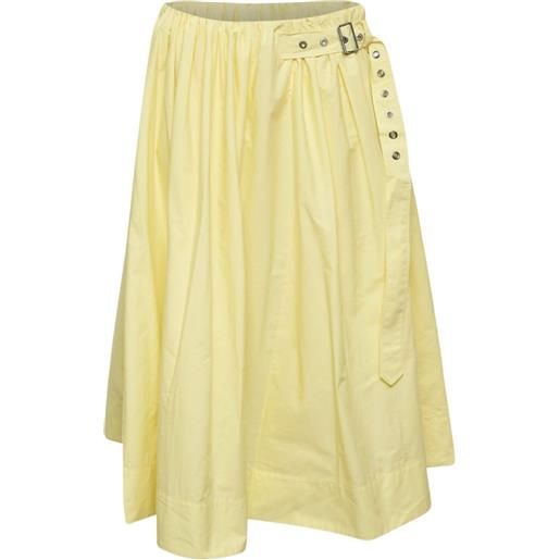 3.1 Phillip Lim gonna con cintura - giallo