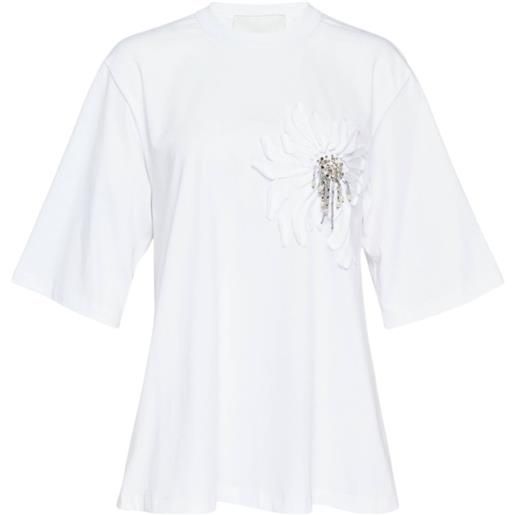 3.1 Phillip Lim t-shirt trapeze con applicazione - bianco