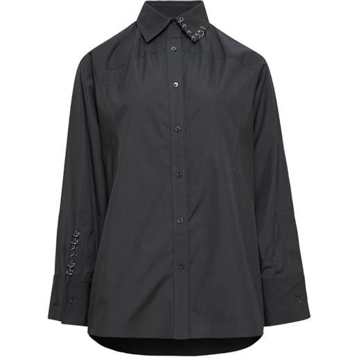3.1 Phillip Lim camicia con decorazione - grigio
