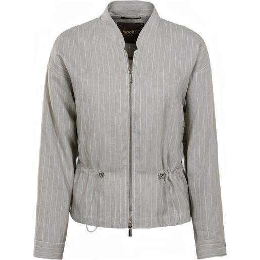 Moorer giacca tinya-rvl - grigio