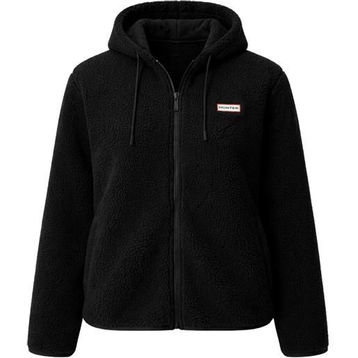 Hunter felpa bonelle con cappuccio - nero