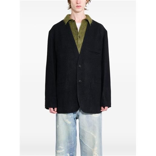 A.PRESSE blazer senza colletto - nero