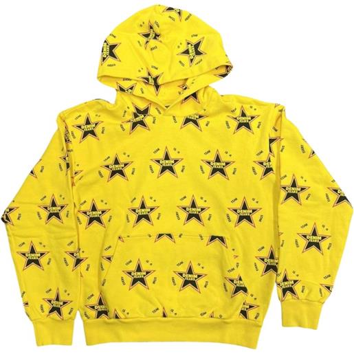 Denim Tears felpa every tear is a star con cappuccio - giallo