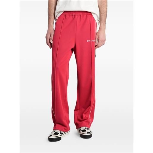 Palm Angels pantaloni sportivi con righe laterali - rosso
