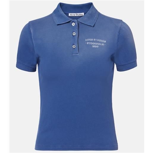 Acne Studios polo in piquã© di misto cotone