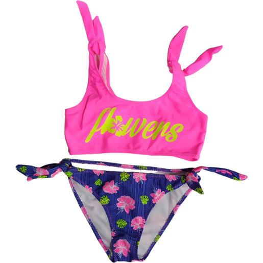 Gocce di mare bikini, ragazza, fuxia/jeans