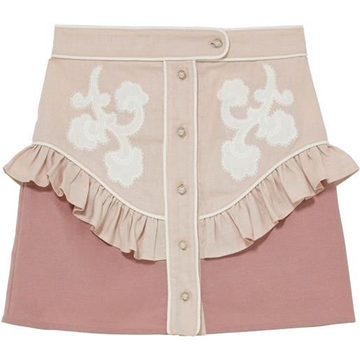 Tutu Du Monde minigonna annie con ruches - rosa