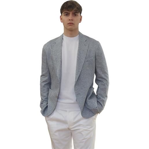 Giacca uomo fantasia lino cotone