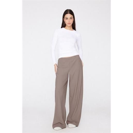 Tezenis maglia manica lunga girocollo cotone organico elasticizzato donna bianco