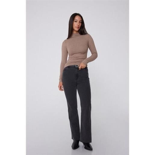 Tezenis maglia manica lunga lupetto invisible therm donna marrone