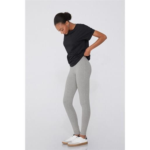 Tezenis leggings termici in cotone donna grigio