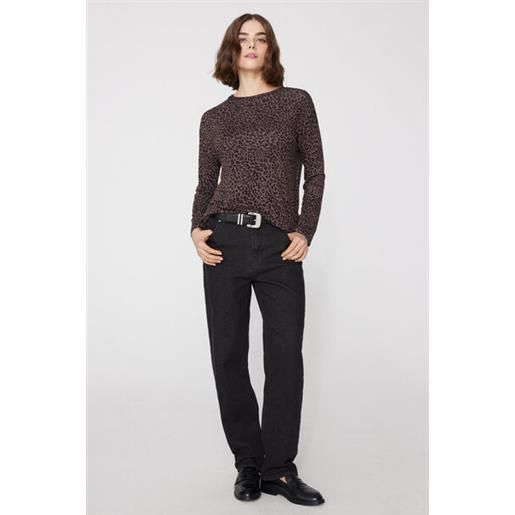Tezenis jeans lunghi dritti 5 tasche donna nero