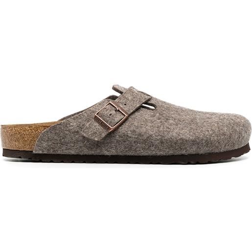 Birkenstock slippers boston - marrone