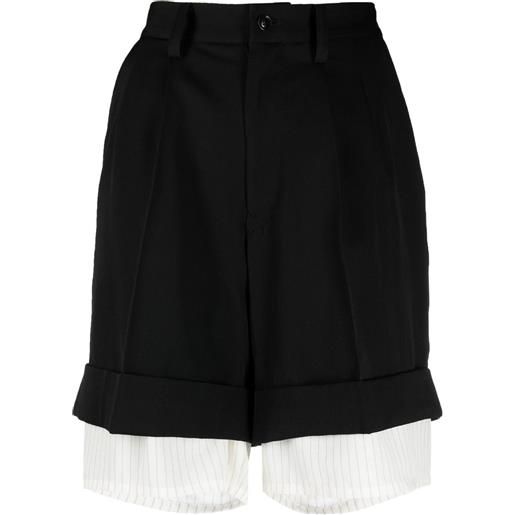 Y's shorts a strati sartoriali - nero