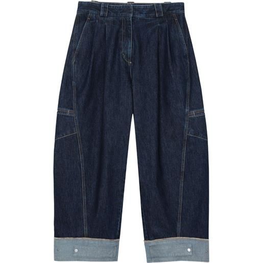 3.1 Phillip Lim jeans con design a inserti - blu