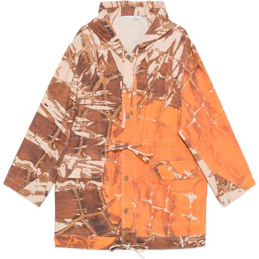 Études Studio x maia ruth cappotto lee con cappuccio - arancione