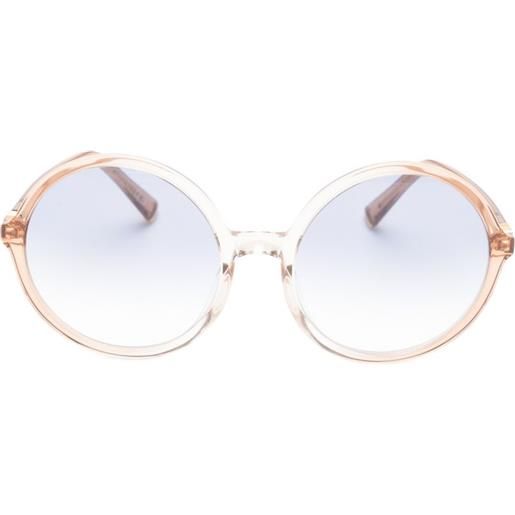 Miu Miu Eyewear occhiali tondi - marrone