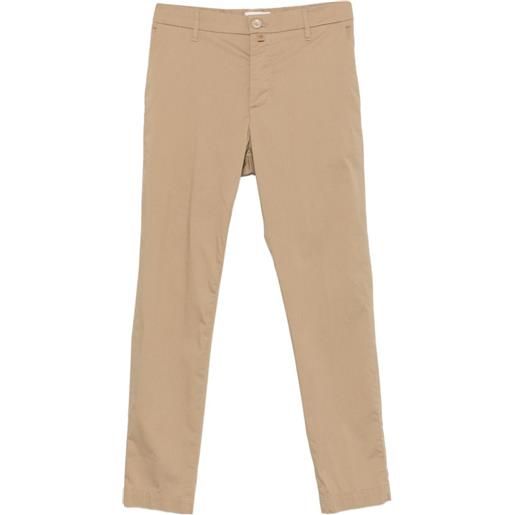 Jacob Cohën pantaloni con applicazione logo - toni neutri