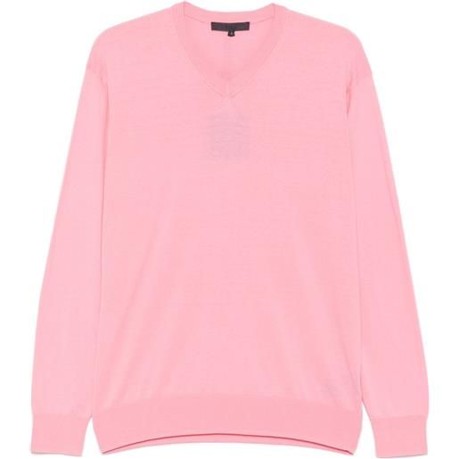 Tibi maglione con scollo a v - rosa