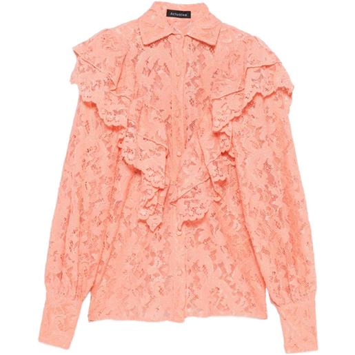 ACTUALEE blusa con ruches - rosa
