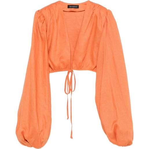 ACTUALEE top con maniche a palloncino - arancione