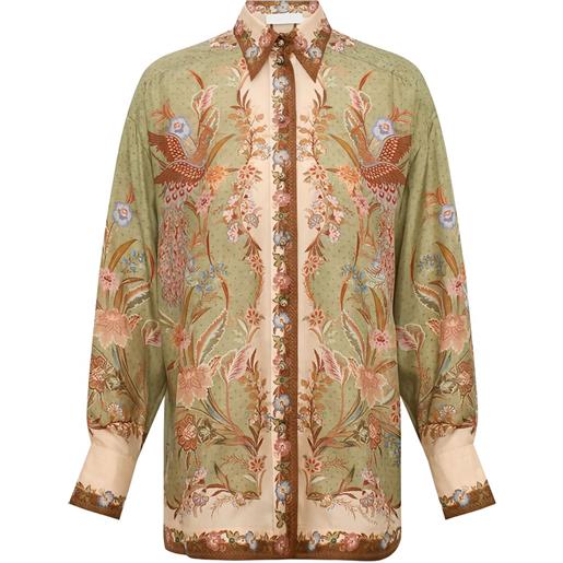 ZIMMERMANN camicia indra - verde