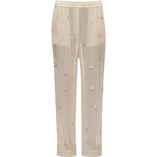 3.1 Phillip Lim pantaloni con decorazione - toni neutri