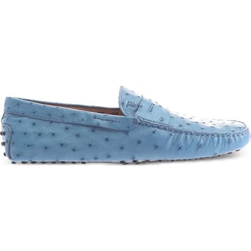 Tod's mocassini con dettaglio all-over - blu