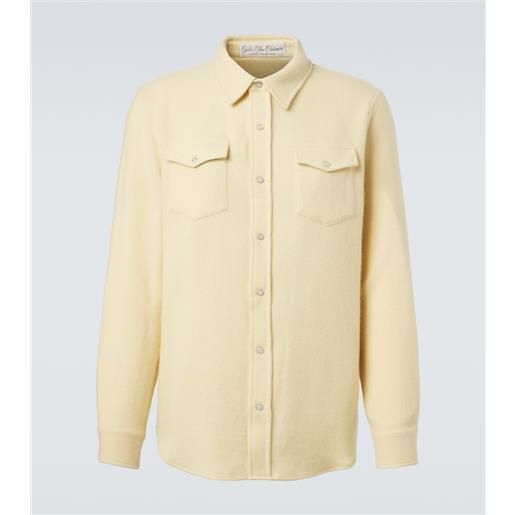 God's True Cashmere camicia in cashmere con pietre di luna