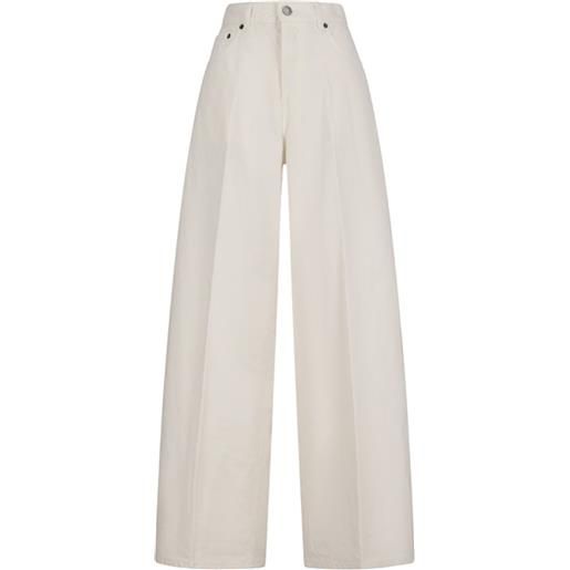 Haikure jeans bethany a gamba ampia - toni neutri