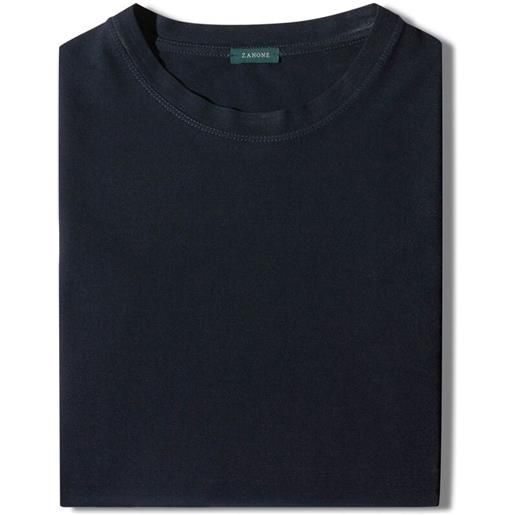 Zanone t-shirt mezza manica Zanone in ice. Cotton navy
