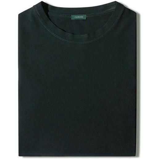 Zanone t-shirt mezza manica Zanone in ice. Cotton verde