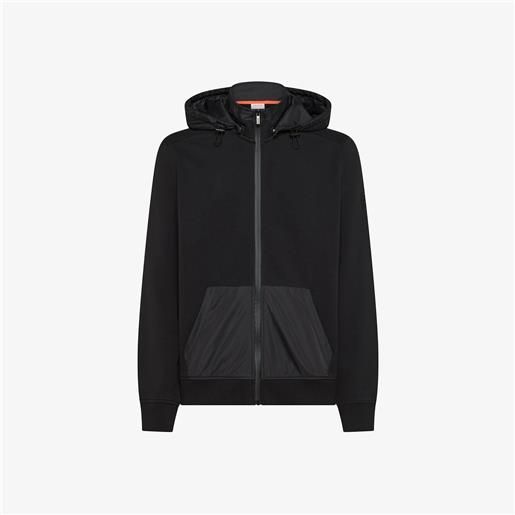 Sun68 felpa sun68 in cotone e nylon f45115 nero