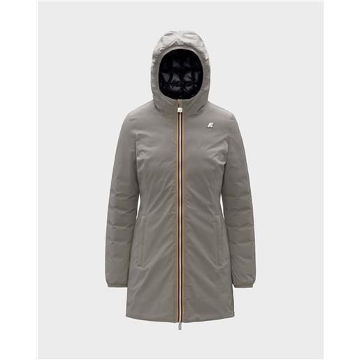 K-WAY parka reversibile k-way denise st thermo double k8134cw tortora