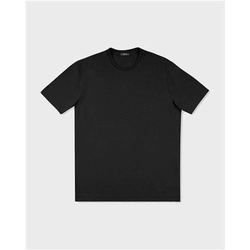 Zanone t-shirt mezza manica Zanone in ice. Cotton 815194 nero