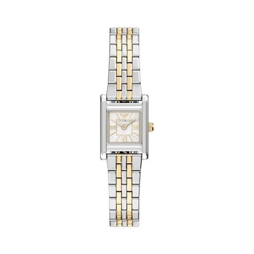 Emporio Armani donna orologio 26mm in acciaio inossidabile color argento, ar11763