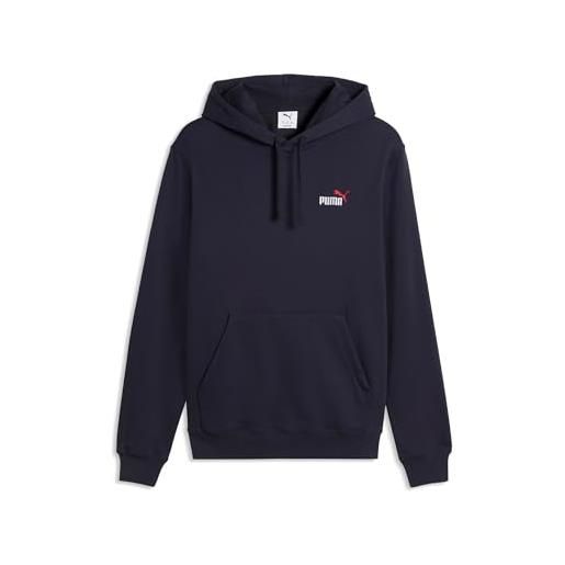 Puma ess 2 color small no. 1 logo felpa con cappuccio tr