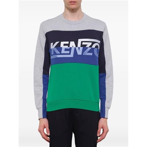 Kenzo felpa con logo - grigio