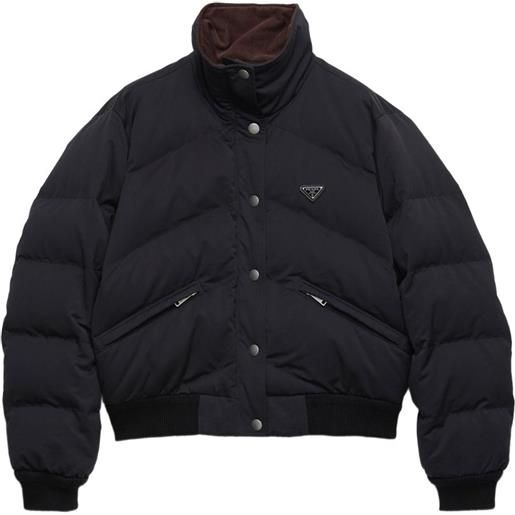 Prada piumino crop - nero