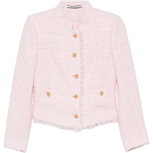 Tagliatore giacca jaqueline con bottoni - rosa