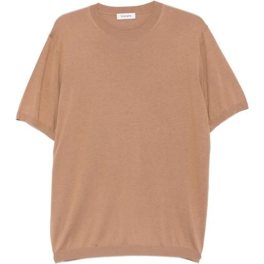 Kangra t-shirt girocollo - toni neutri