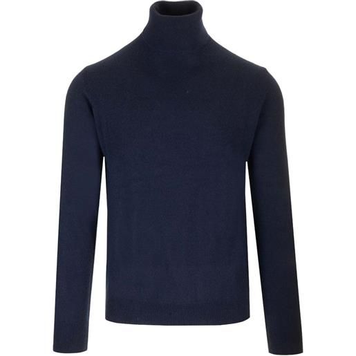 Al Duca D'Aosta 1902 maglione con rifinitura a coste - blu