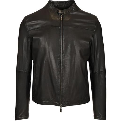 Al Duca D'Aosta 1902 giacca biker con nappa - nero