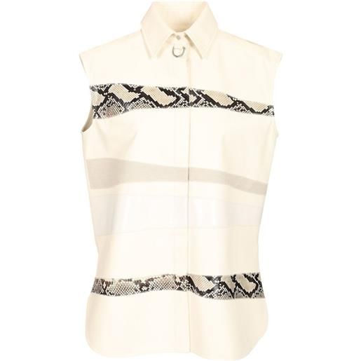 Durazzi Milano camicia smanicata - toni neutri