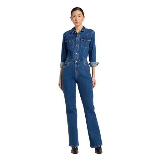 Lee western jumpsuit tuta intera, upstream, m donna