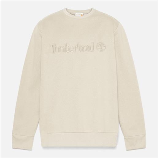 Timberland - felpa girocollo hampton da uomo in grigio, uomo, grigio, taglia: 3xl