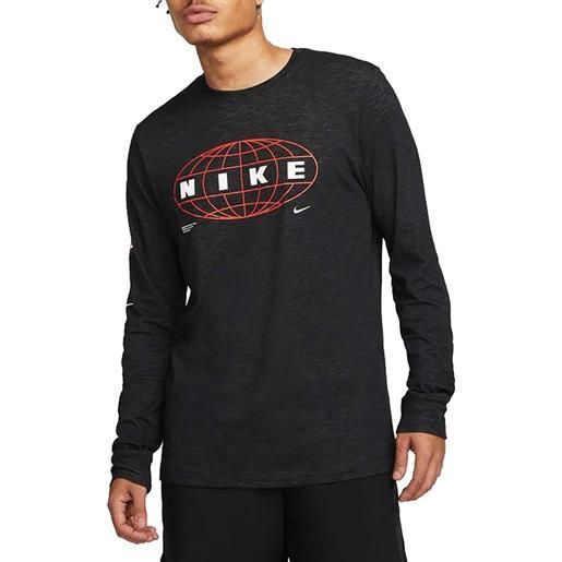 NIKE maglia manica lunga dri-fit slub