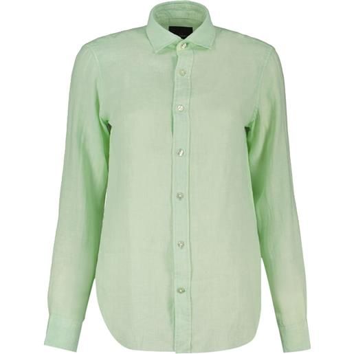 PEUTEREY camicia in lino ginestra donna